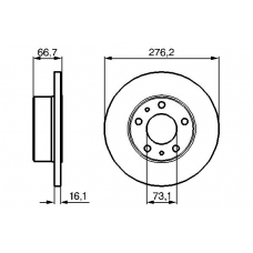 0 986 479 161 BOSCH Тормозной диск