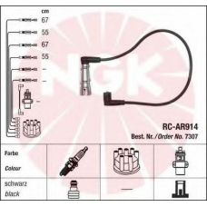 7307 NGK Комплект проводов зажигания