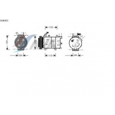 OLAK021 GERI Компрессор, кондиционер