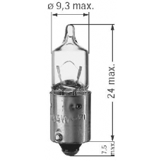 0500112100 BERU Лампа накаливания, освещение щитка приборов