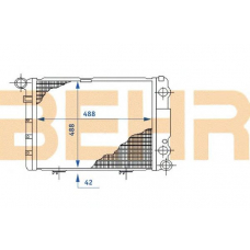 2108885 BEHR Radiator