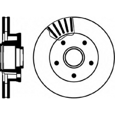 MDC668 MINTEX Тормозной диск