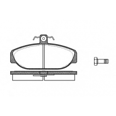 0156.10 REMSA Комплект тормозных колодок, дисковый тормоз