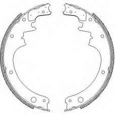 Z4142.00 WOKING Комплект тормозных колодок
