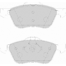 FD7131A NECTO Комплект тормозных колодок, дисковый тормоз