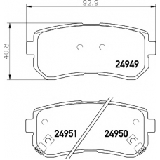 8DB 355 014-911 HELLA PAGID Комплект тормозных колодок, дисковый тормоз