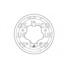 DB4041 TRW Тормозной барабан