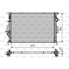 735601 VALEO Радиатор, охлаждение двигателя