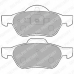 LP1714 DELPHI Комплект тормозных колодок, дисковый тормоз
