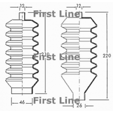 FSG3012 FIRST LINE Пыльник, рулевое управление