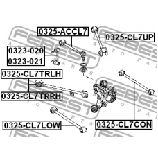 0325-ACCL7 FEBEST Рычаг независимой подвески колеса, подвеска колеса