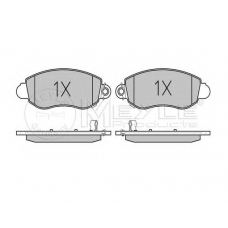 025 235 7718/PD MEYLE Комплект тормозных колодок, дисковый тормоз