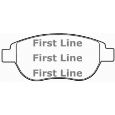 FBP3344 FIRST LINE Комплект тормозных колодок, дисковый тормоз