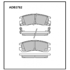 ADB3782 Allied Nippon Тормозные колодки