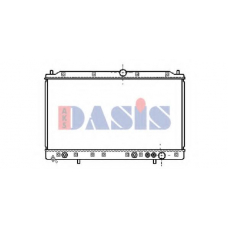 140380N AKS DASIS Радиатор, охлаждение двигателя