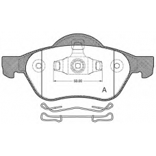 BPA0962.10 OPEN PARTS Комплект тормозных колодок, дисковый тормоз