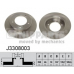 J3308003 NIPPARTS Тормозной диск