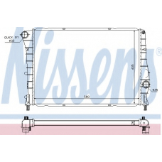 60059 NISSENS Радиатор, охлаждение двигателя