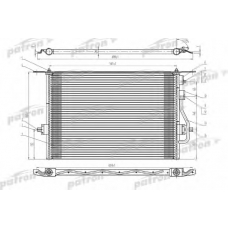 PRS1068 PATRON Конденсатор, кондиционер