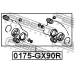 0175-GX90R FEBEST Ремкомплект, тормозной суппорт