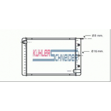 3304101 KUHLER SCHNEIDER Радиатор, охлаждение двигател