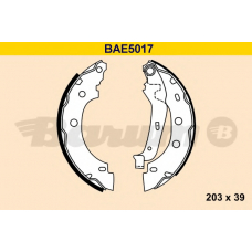 BAE5017 BARUM Комплект тормозных колодок