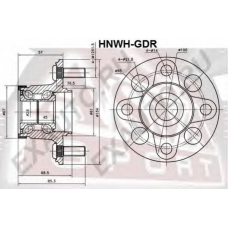 HNWH-GDR ASVA Ступица колеса