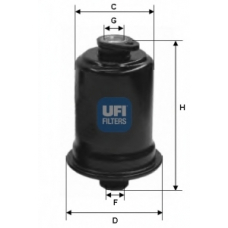 31.712.00 UFI Топливный фильтр