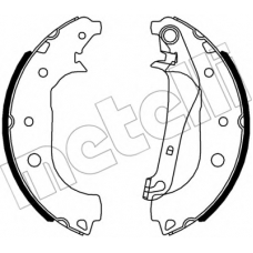 53-0531 METELLI Комплект тормозных колодок