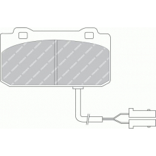 FDB441 FERODO Комплект тормозных колодок, дисковый тормоз