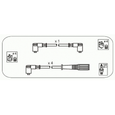 S12.P JANMOR Комплект проводов зажигания