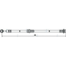 HOS3582 APEC Тормозной шланг