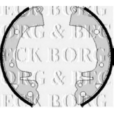 BBS6085 BORG & BECK Комплект тормозных колодок