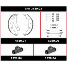 SPK 3180.03 ROADHOUSE Комплект тормозов, барабанный тормозной механизм