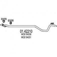 01.42210 MTS Труба выхлопного газа