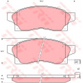 GDB1062 TRW Комплект тормозных колодок, дисковый тормоз