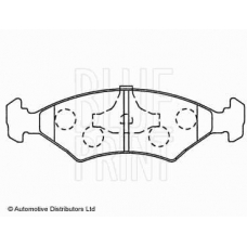 ADM54265 BLUE PRINT Комплект тормозных колодок, дисковый тормоз