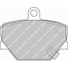 FDB1162 FERODO Комплект тормозных колодок, дисковый тормоз