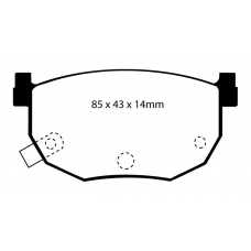 DP2528 EBC Brakes Колодки тормозные