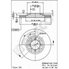 BS 7981 BRECO Тормозной диск