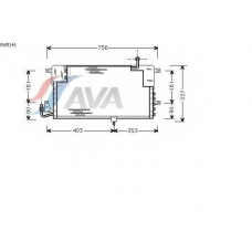 VW5141 AVA Конденсатор, кондиционер