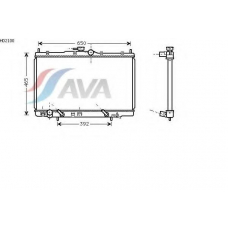 HD2100 AVA Радиатор, охлаждение двигателя