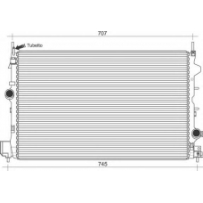 350213905000 MAGNETI MARELLI Радиатор, охлаждение двигателя