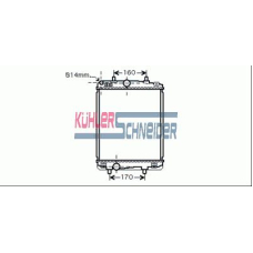 3201421 KUHLER SCHNEIDER Радиатор, охлаждение двигател