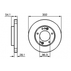 0 986 479 230 BOSCH Тормозной диск