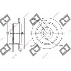 BD1609 DJ PARTS Тормозной диск