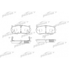 PBP1569 PATRON Комплект тормозных колодок, дисковый тормоз