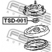 TSD-001 FEBEST Подвеска, амортизатор