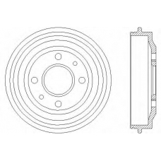 60902 PAGID Тормозной барабан