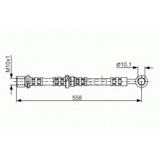 1 987 481 137 BOSCH Тормозной шланг